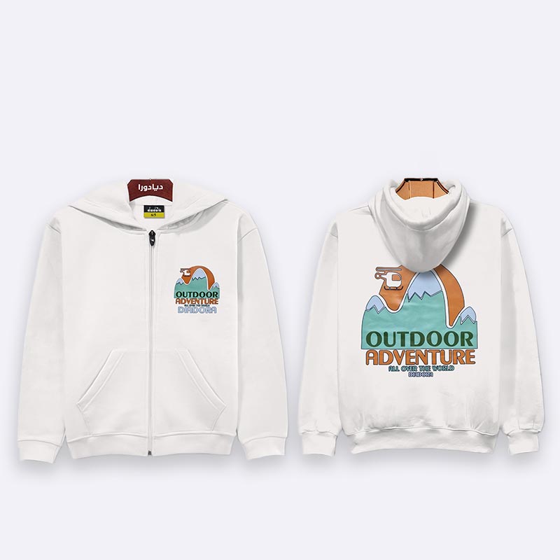 Outdoor Adventure Zip-Up Hoodie