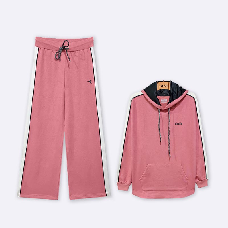 Diadora Women's Pink Tracksuit Set