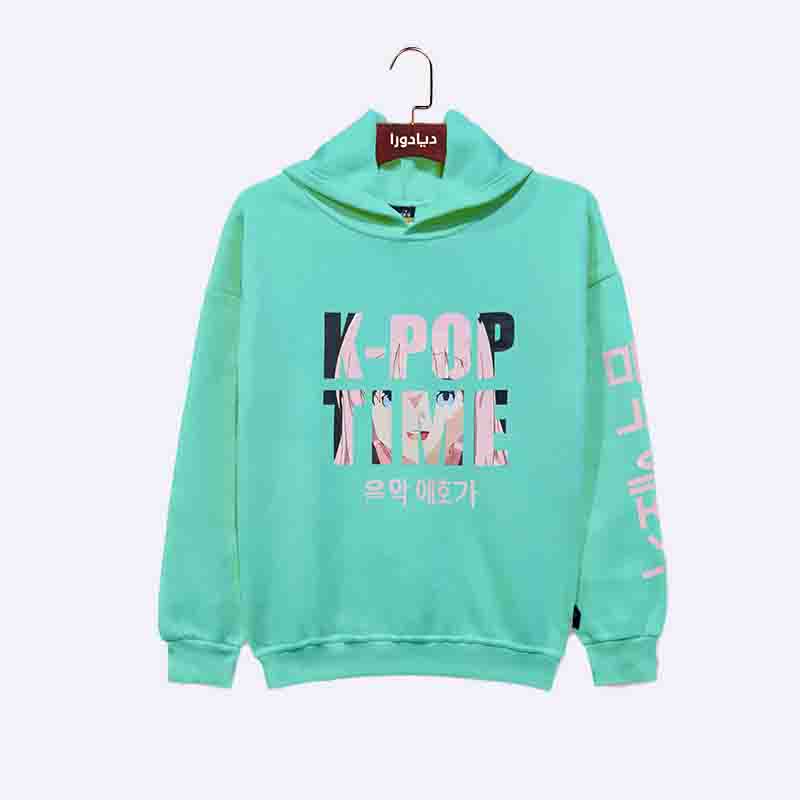 Girls' K-Pop Time Hooded Sweatshirt
