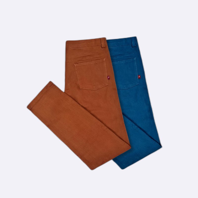Boys Slim Fit Cotton Trousers