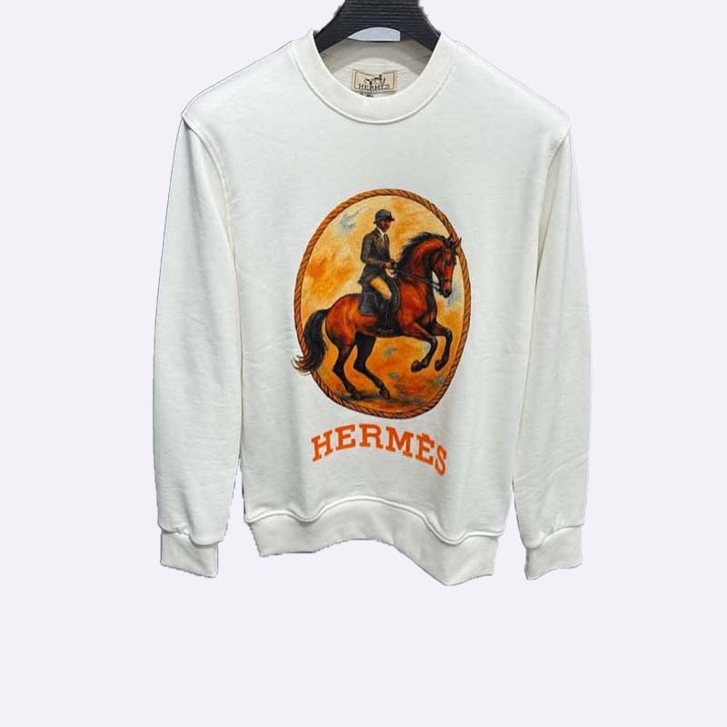 Equestrian Print Sweatshirt