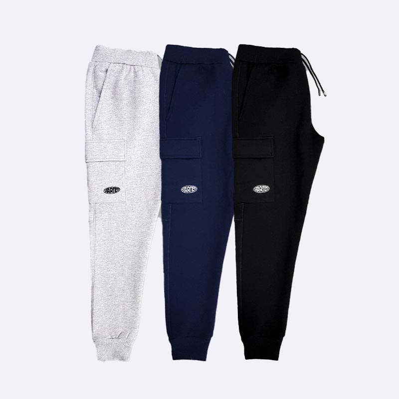 Men's Fleece Cargo Jogger Pants