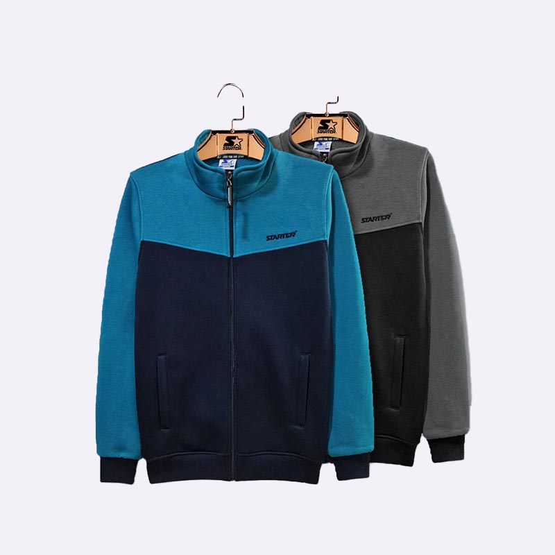 Starter Men's Color Block Full-Zip Jacket