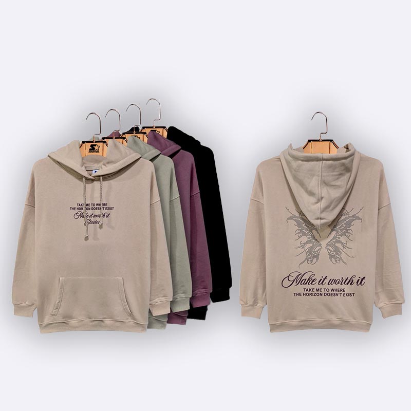 Women's 100% Cotton Crewneck Graphic Sweatshirt