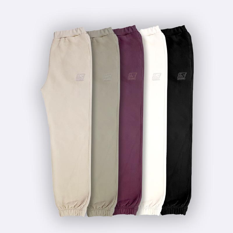 Women's 100% Cotton Cuffed Jogger Sweatpants
