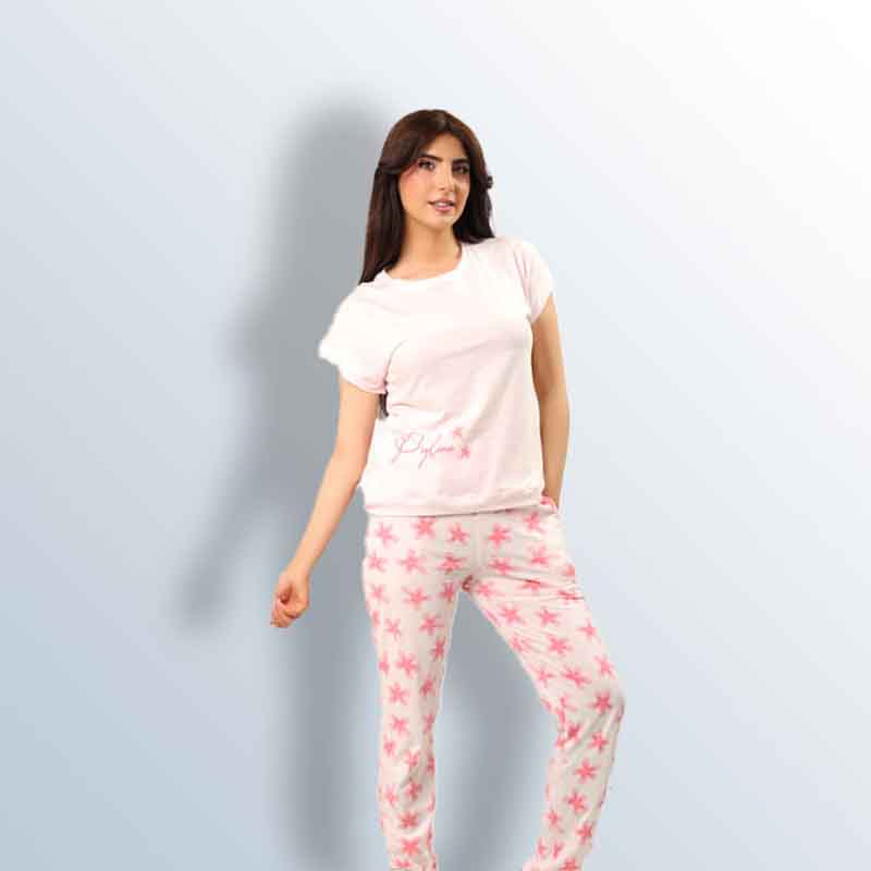 One-color cotton pajamas