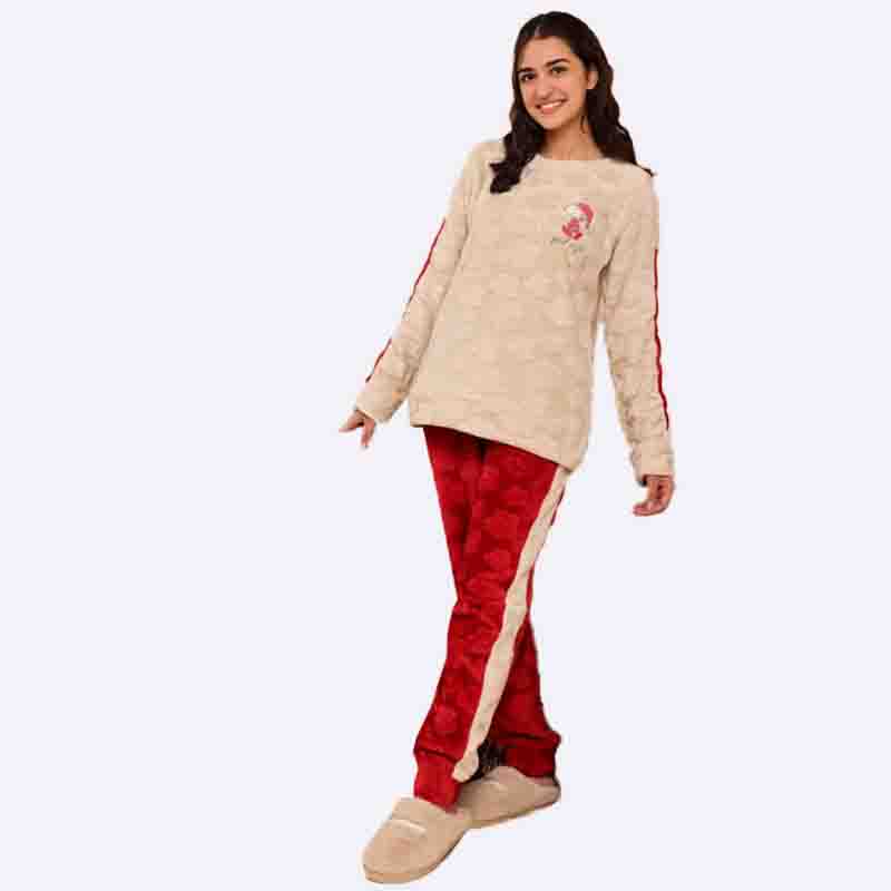 Cozy Cloud Pajama Set with Slippers