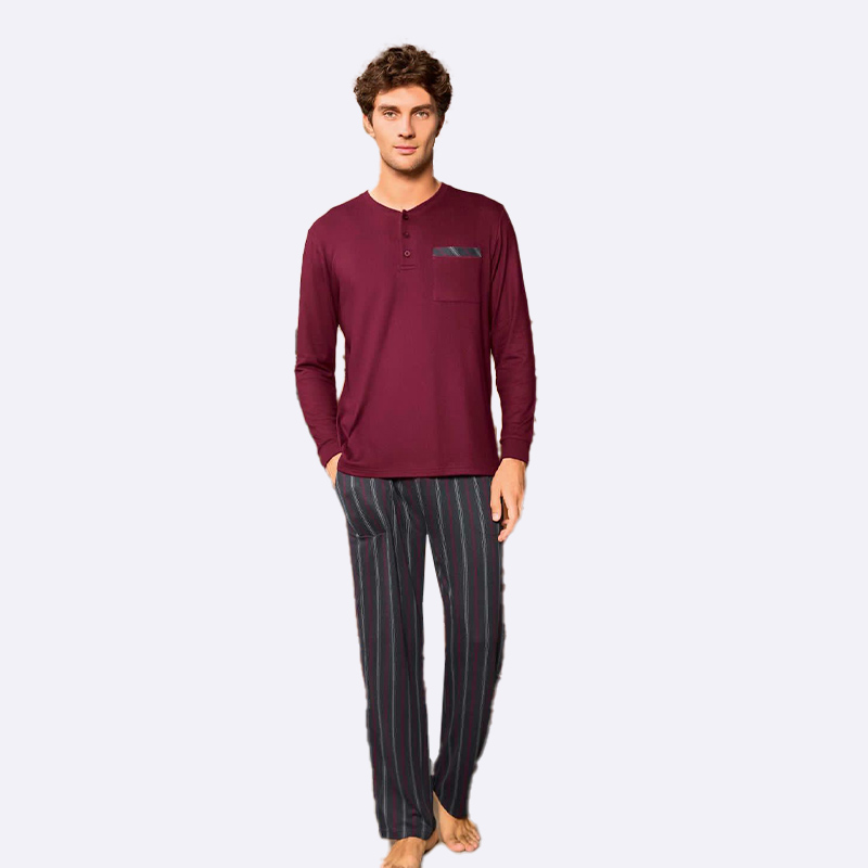 Men's Velvet Fleece Pajama Se