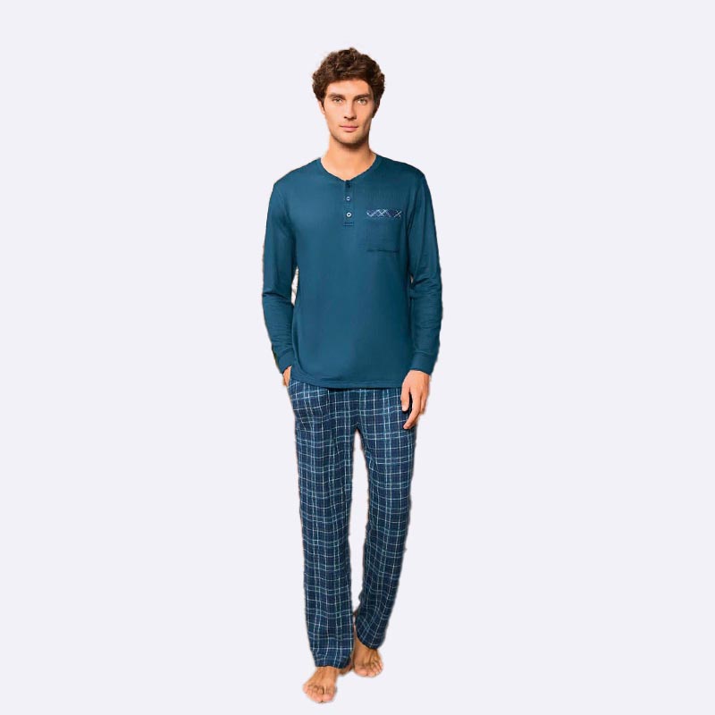 Men's Velvet Fleece Pajama Se