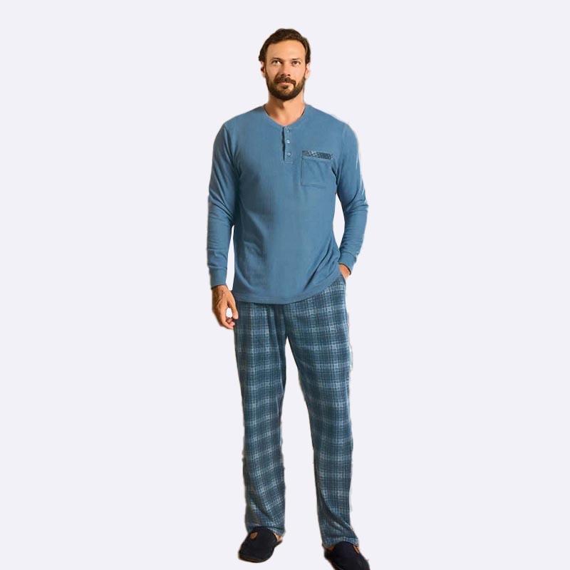 Men's Velvet Fleece Pajama Se