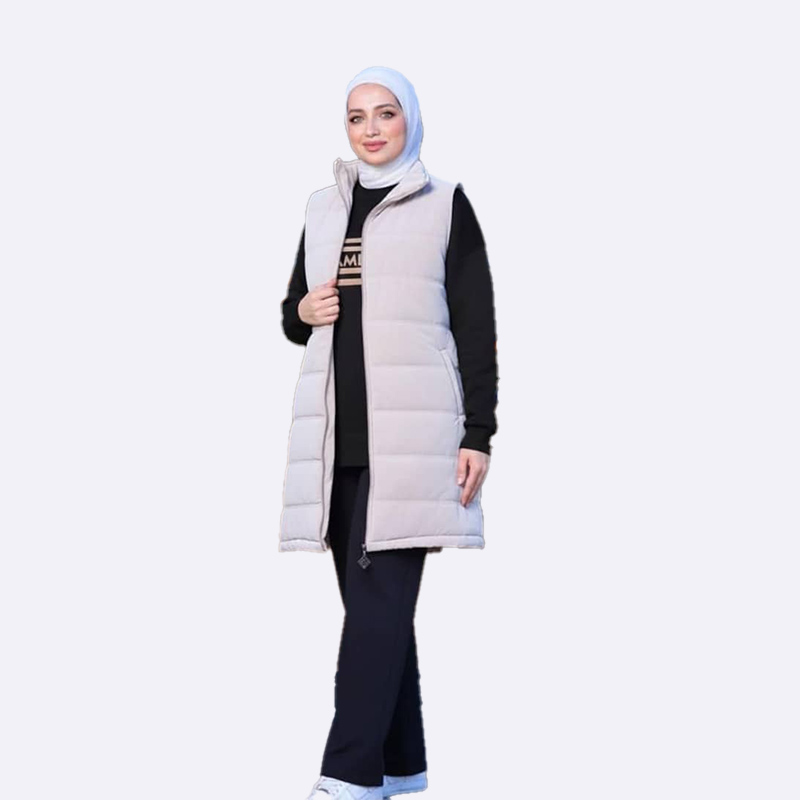 3-Piece Fleece Suit with Padded Vest