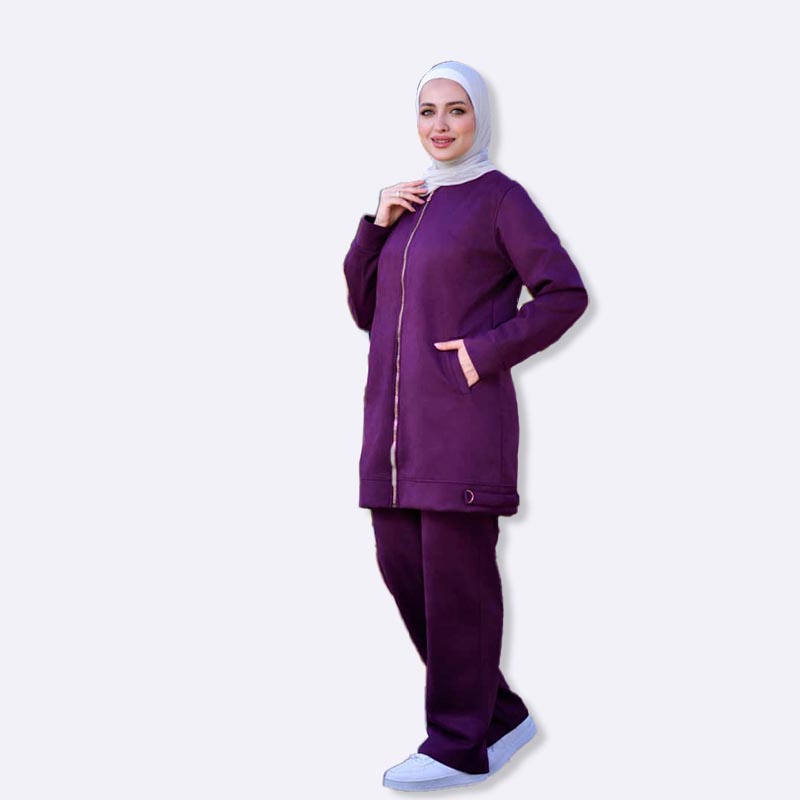 Women’s Suede Pajama Set