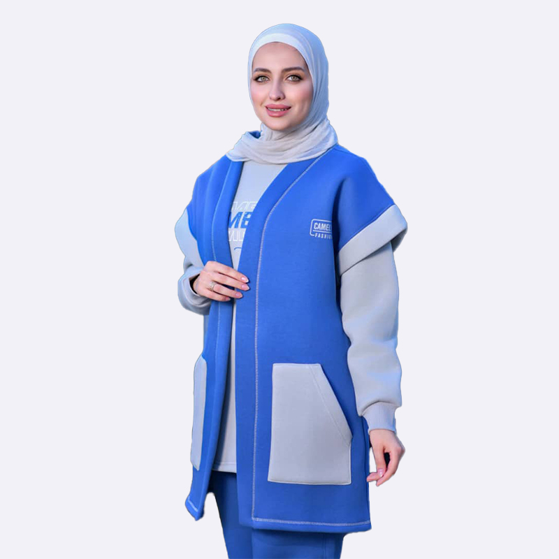 Modern Modest Layered Vest Set