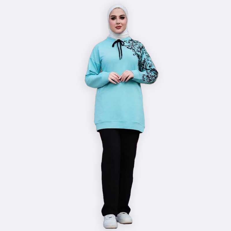 Patterned Hoodie Set