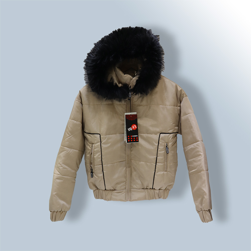 Women's fur collar jacket