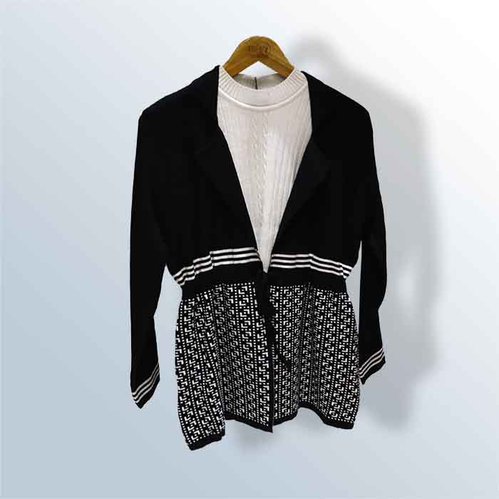 Women's sweater and jacket set