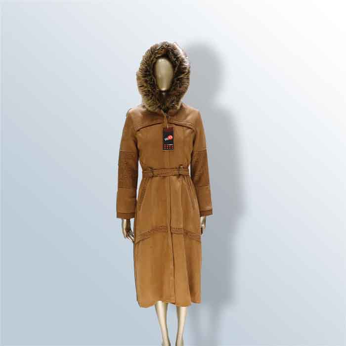 Women's Fur Hat Coat