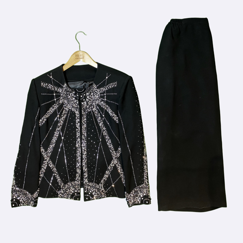 Embellished Evening Two-Piece Set