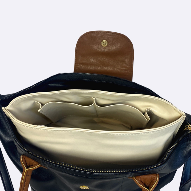 Foldable Style Top Handle Bag with Shoulder Strap