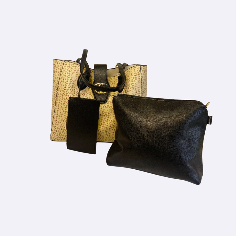 Multi-Piece G Logo Pattern Tote Set