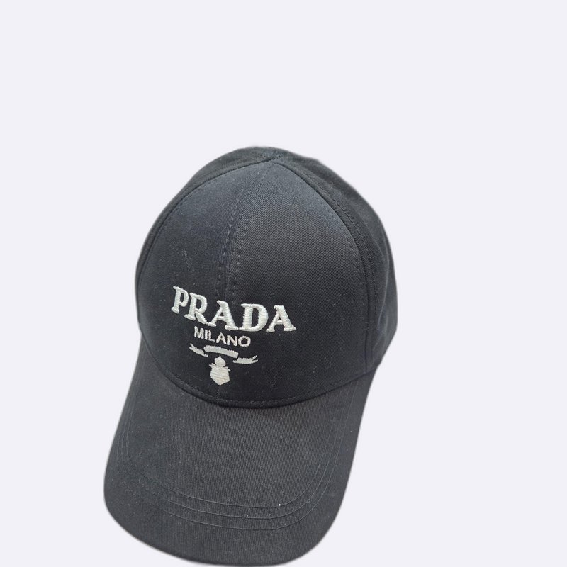 Prada Milano Embroidered Baseball Cap