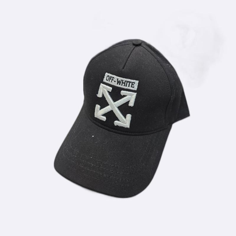 Off-White Men Arrows Logo Baseball Cap Black