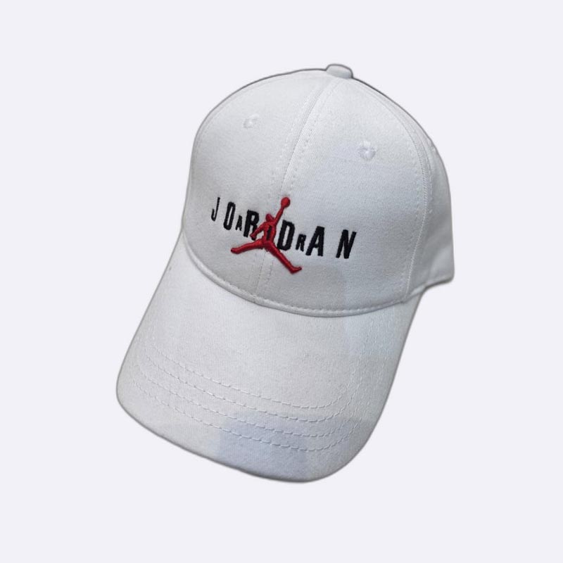 Jordan Men Jumpman Wordmark Baseball Cap White
