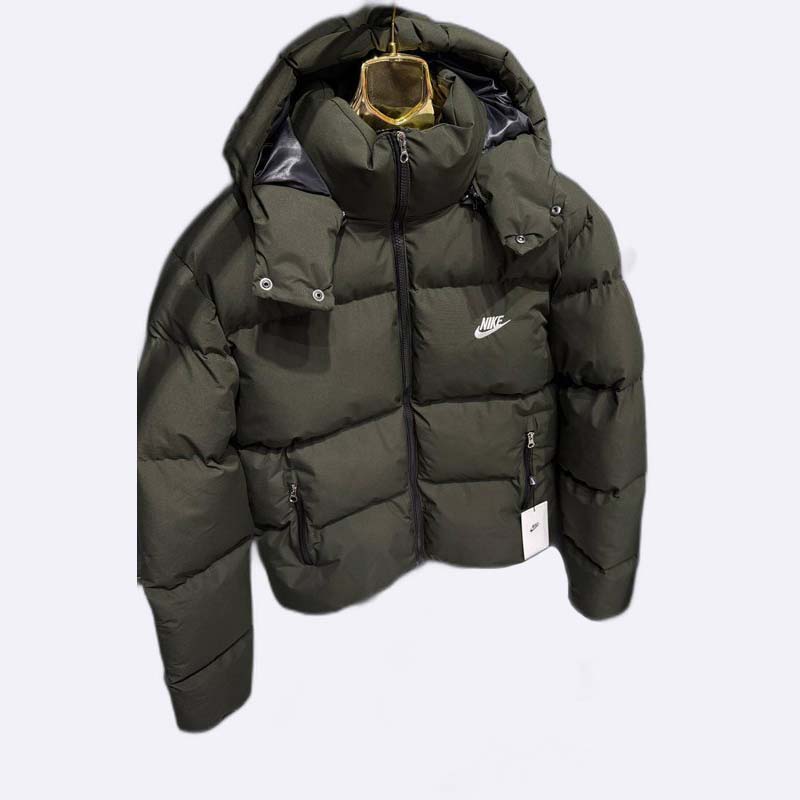 Nike Men Sportswear Hooded Puffer Jacket Black