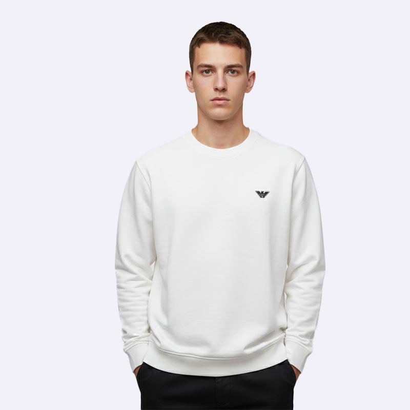 Embroidered Logo Crewneck Sweatshirt