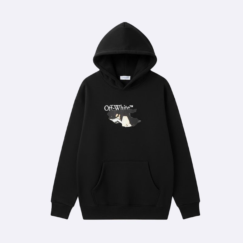 Off-White Graphic Print Hoodie