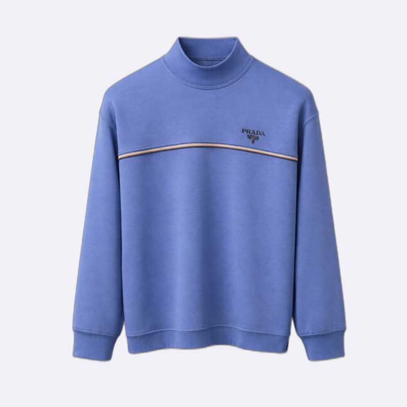 Prada Mock Neck Sweatshirt