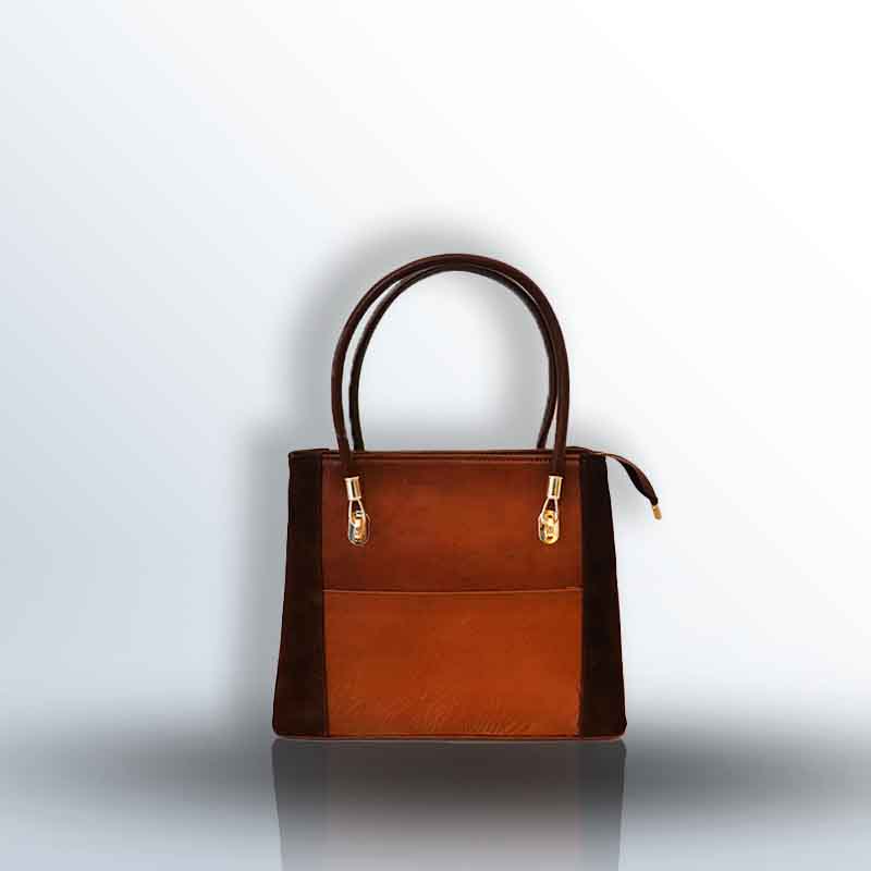 Natural leather women's bag