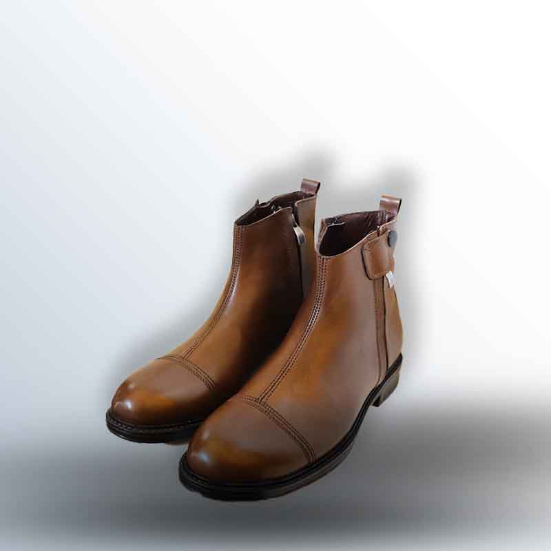 Leather men's boots