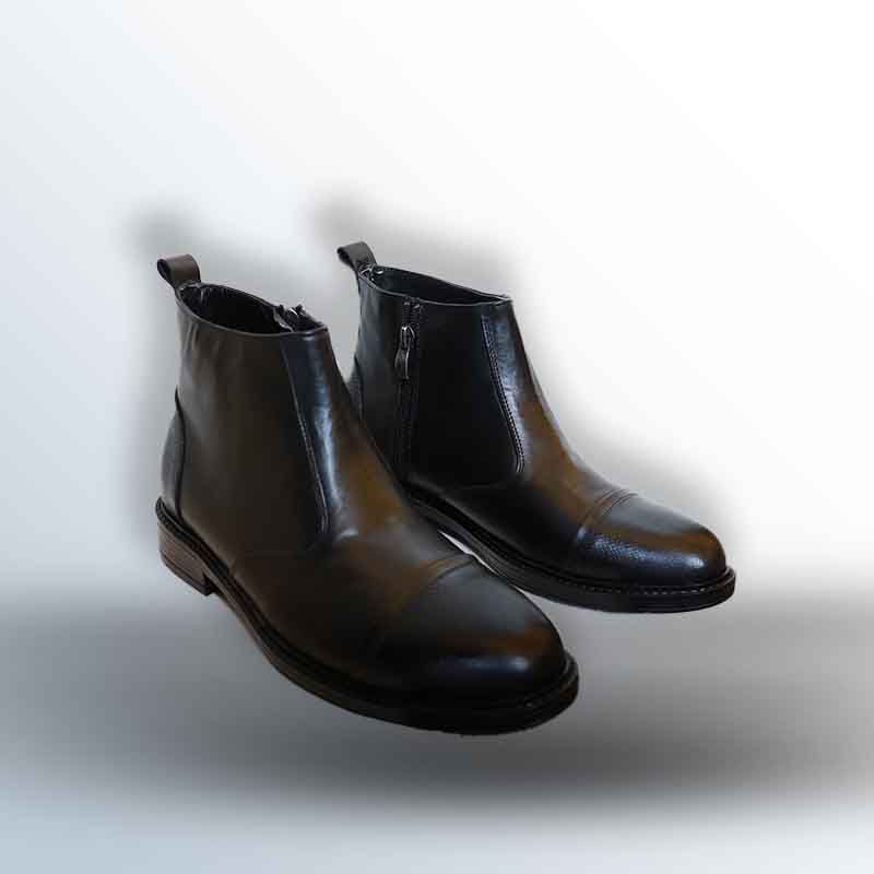 Leather men's boots