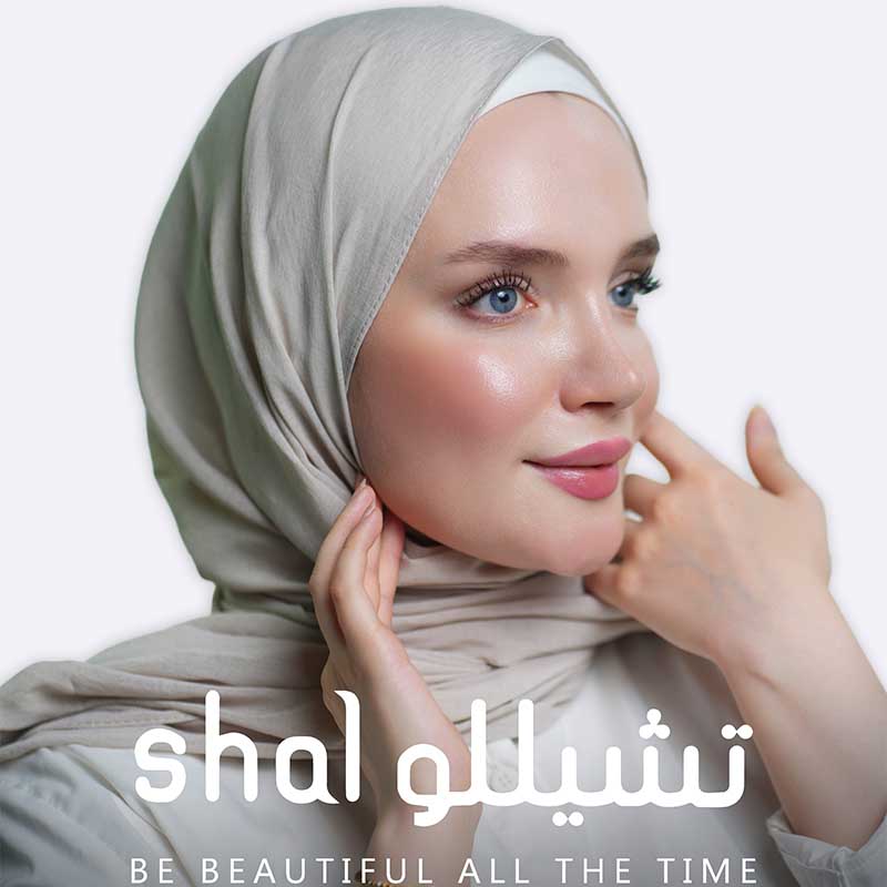 Soft Solana hijab