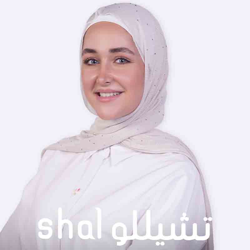 Sparkling Ribbed Jersey Hijab