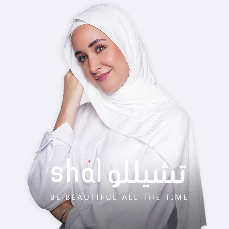 Kuwaiti striped selina Hijab