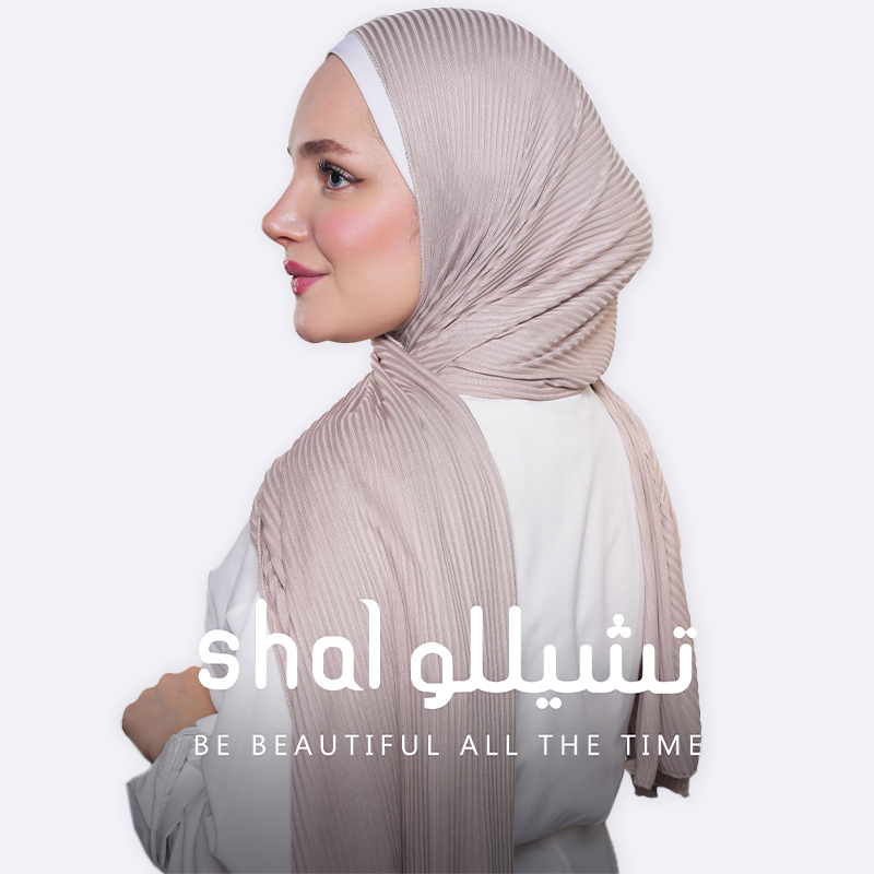 Kuwaiti striped selina Hijab