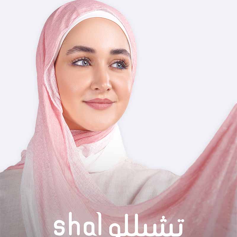katy ombre wavy hijab