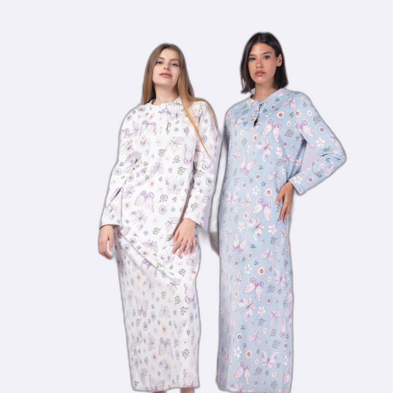 Butterfly Dreams Long Sleeve Nightgown Set