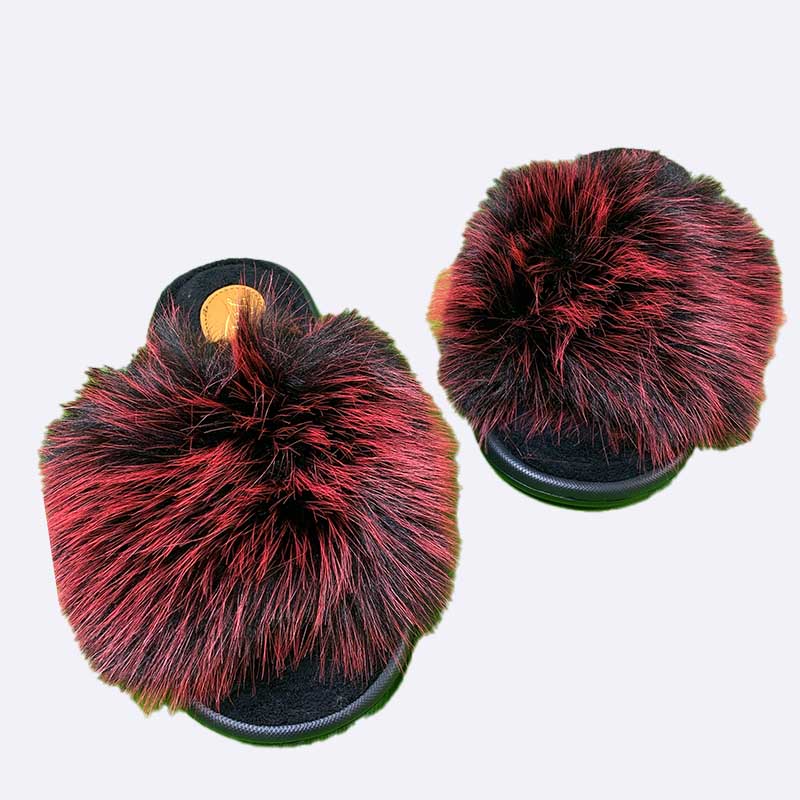 Fluffy Faux Fur Slippers