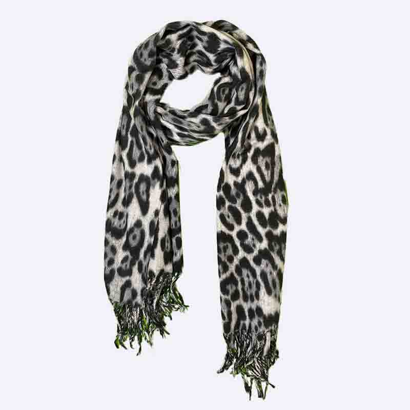 Wild Instinct Leopard Print Scarf
