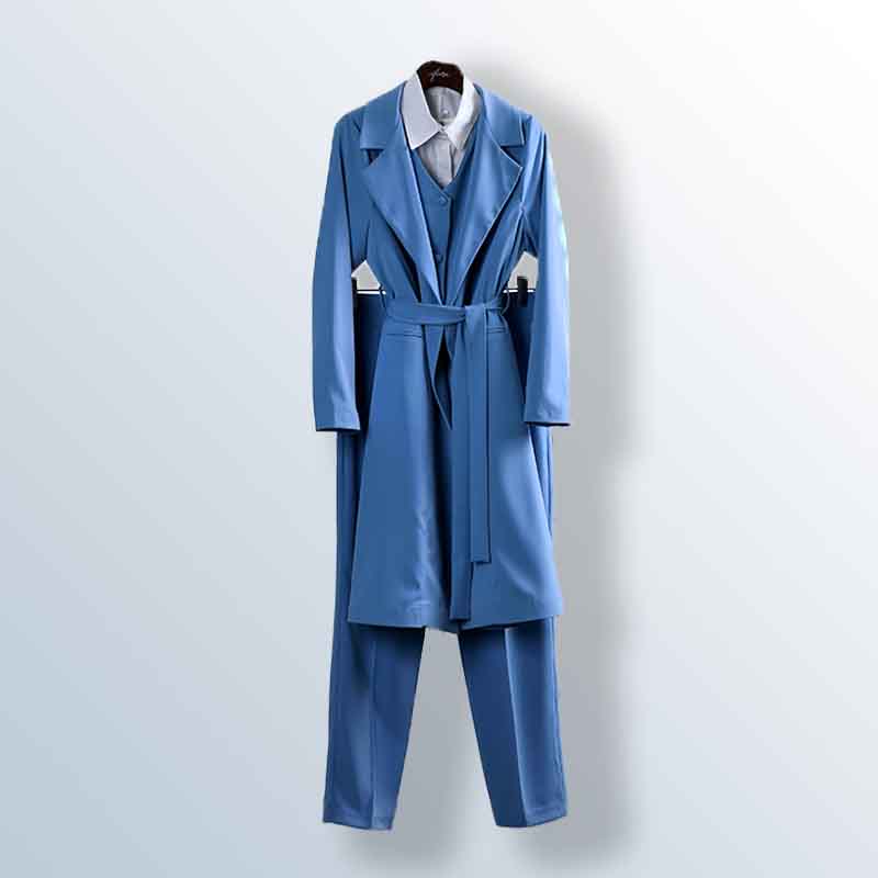 Women's Set With Long Coat 