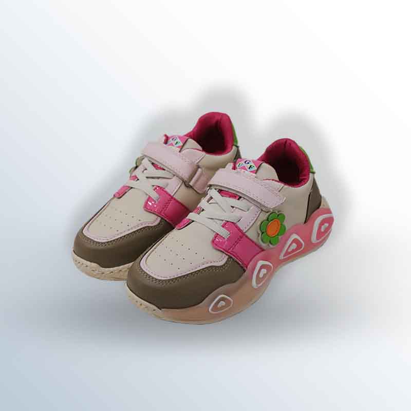 Girls shoes with LED light