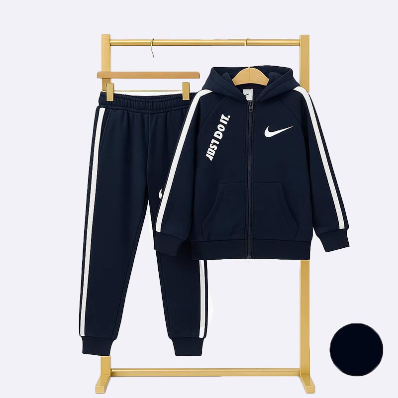 Kids' Nike Inspired Tracksuit Set (Hoodie & Sweatpants)