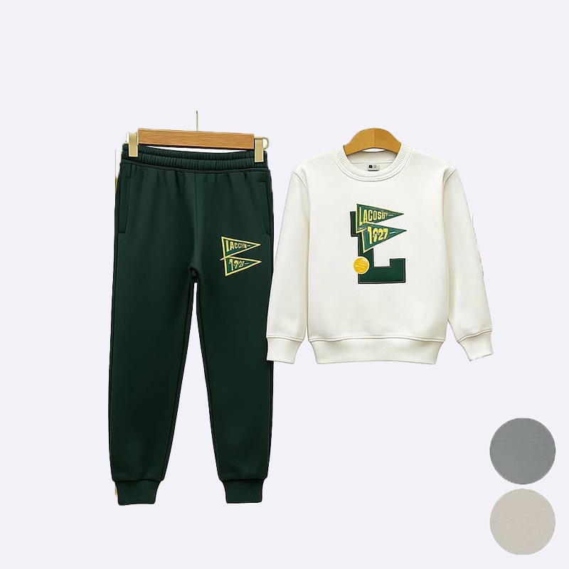 Kids' Sports Sweat Suit (Sweatshirt & Jogger Set) with Graphic Print