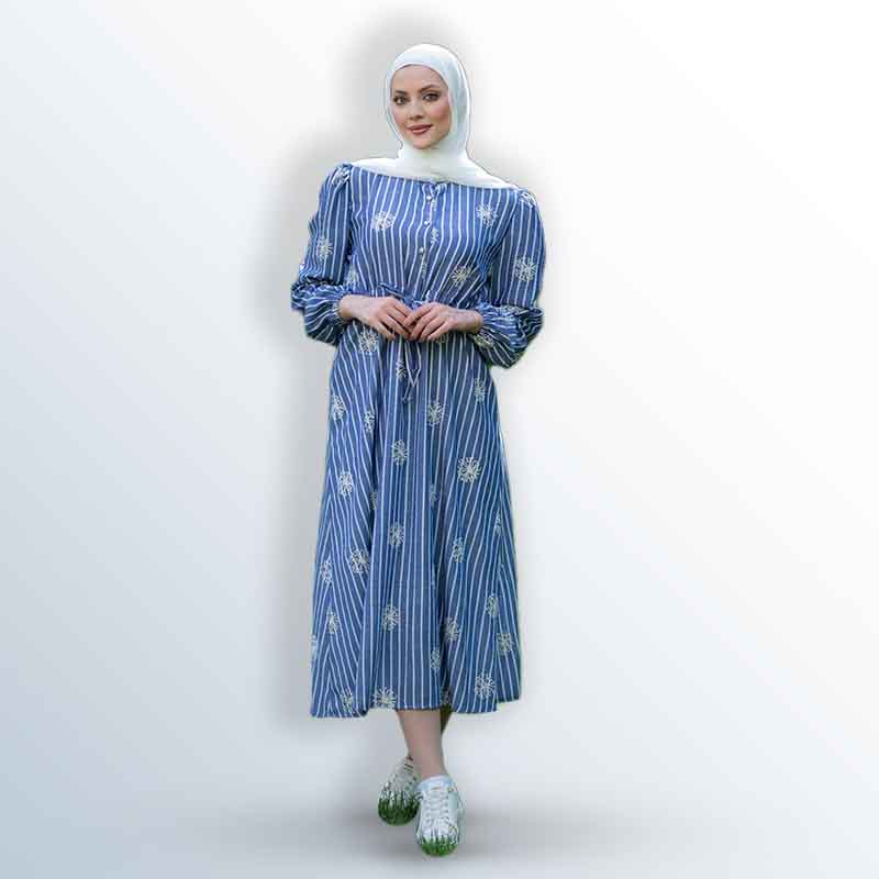 Women's Striped Polly Dress