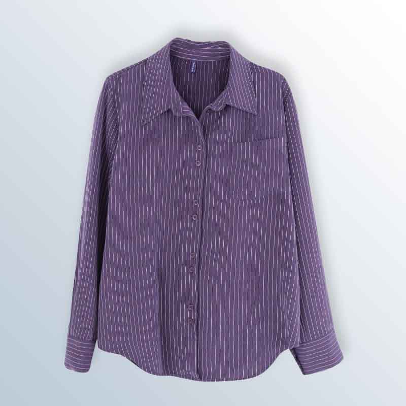 Elegant women's shirt with striped design