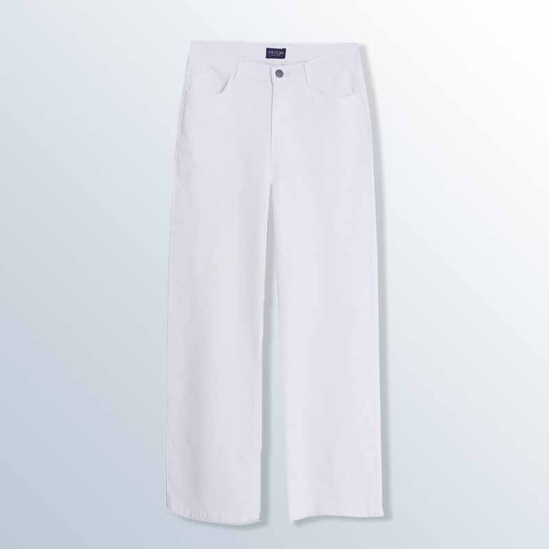 Women's Wide-Leg Linen Blend Trousers