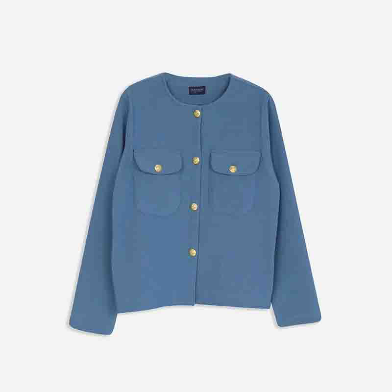 Women's button-front jacket